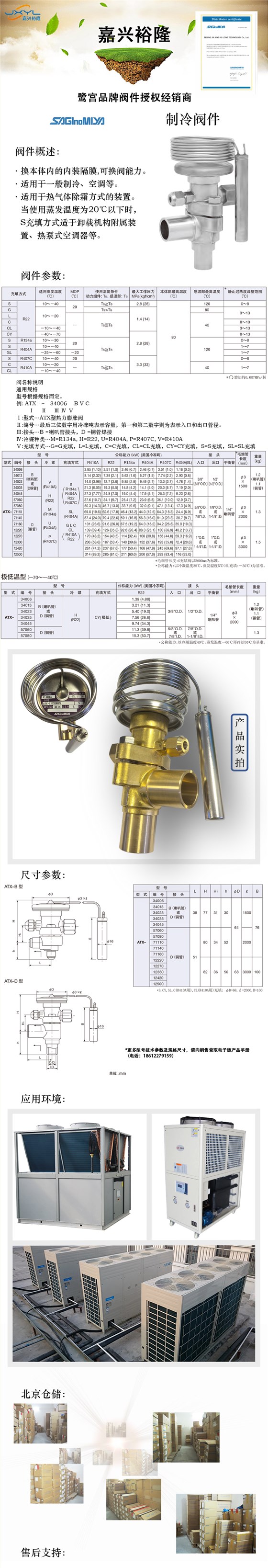 热力膨胀阀ATX-12220DUS