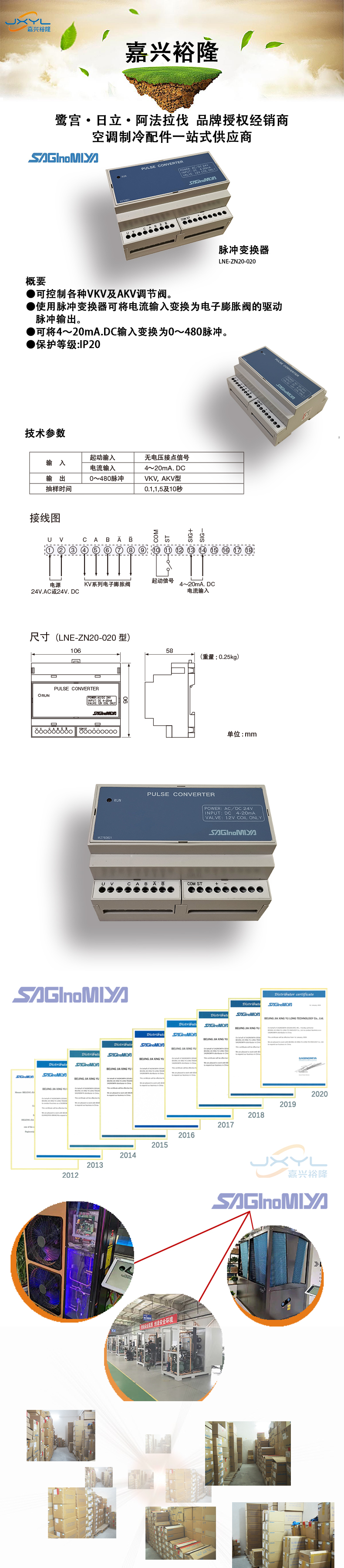 脉冲变换器LNE-ZN20-020